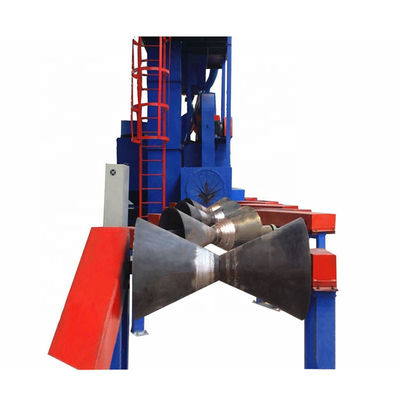 External Steel Pipe Shot Blast Machine For Gas Cylinder Surface Cleaning