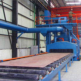 Roller Conveyor Automatic Sandblasting Machine , Shot Blaster Machine Compact Structure