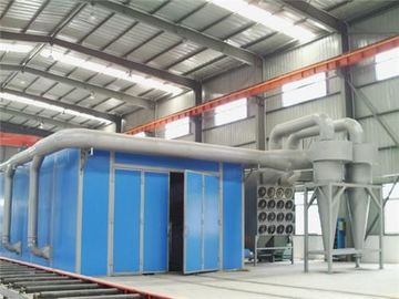 Professional Sandblasting Booths Equipment With Pneumatic Recovery System