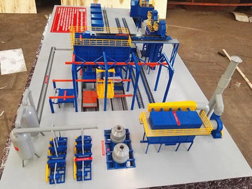 Customized Power Green Sand Moulding Machine / Sand Casting Machine Resin Sand Casting Process