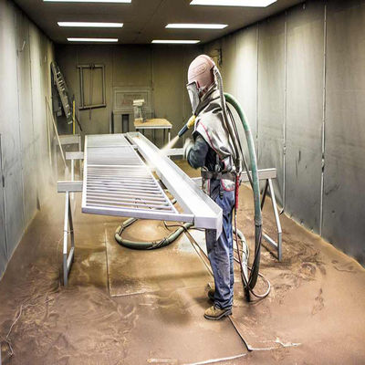 60m3/Min 5T Workpiece Steel Plate Sand Blasting Room