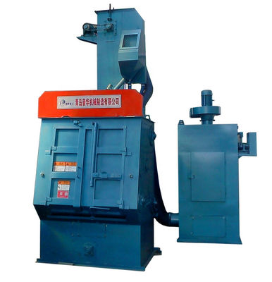Q32 Tumble Belt Tracked Type Shot Blasting Machine For Small Wokrpieces Cleaning Rust Remove