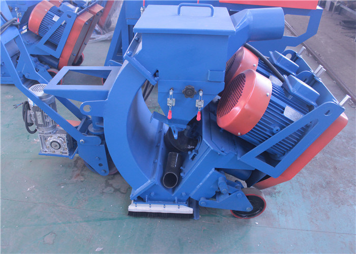 Customized Floor Blasting Machine , Mobile Shot Blast Machine For Concrete Floors
