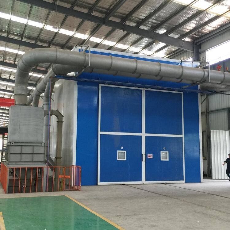 High Efficiency Shot Blasting Booth / Painting Room Manually