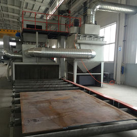 Q69 Roller Conveyor Shot Blasting Machine For Steel Plate And Steel Structures