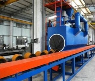 Steel Pipe Shot Blasting Machine QGW Series Enhance Workpiece Fatigue Resistance