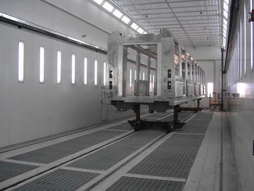 Large Scale Industrial Sand Blasting Room Flexible Layout For Locomotive Industry