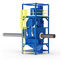 Roller Conveyor Steel Pipe Shot Blasting Machine Remove Oxide Layer / Burr Free
