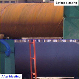 Anti Fatigue Roller Conveyor Steel Pipe Shot Blasting Machine