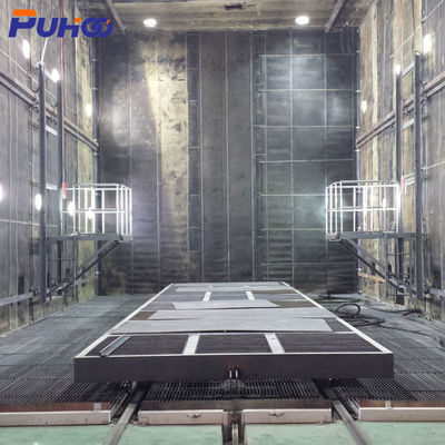 Manual Pneumatic Blasting Room With Complete Abrasive Recovery System