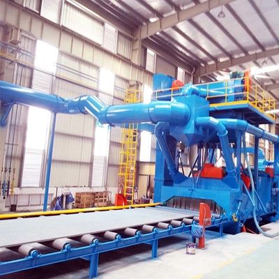 1.5m/min Roller Conveyor Shot Blasting Machine For Aluminum