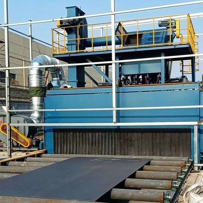 Steel Profiles H Beam Shot Blasting Machine Abrator Surface Cleaning