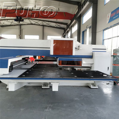 Closed Type Mechanical CNC Turret Punching Machine Siemens Control System