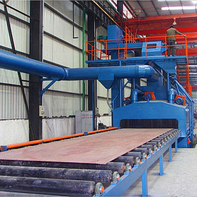 I Beam H Beam Clean Shot Blasting Machine For Steel Profile Structure