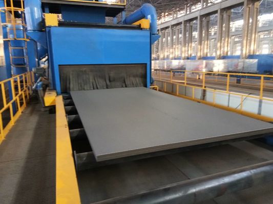 H Beam Roller Conveyor Automatic Shot Blasting Machine Rust Removal
