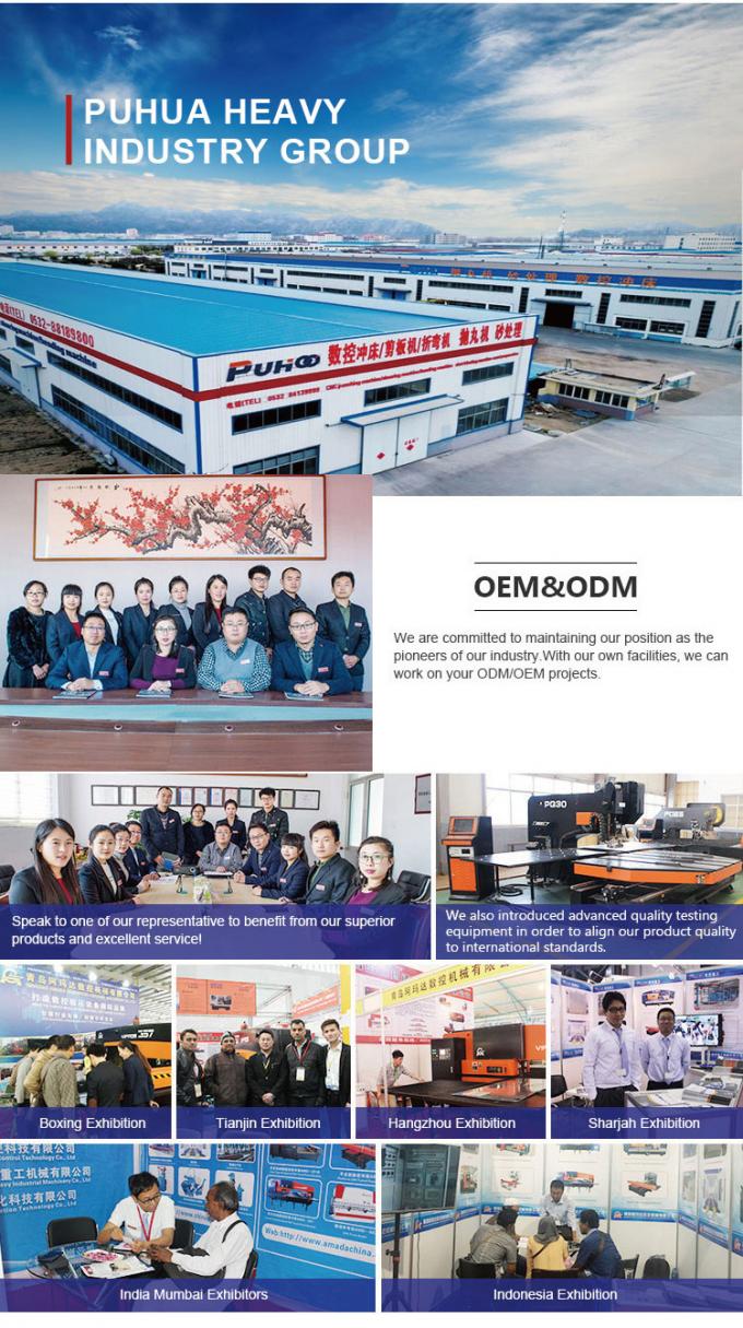 Reliable Stable CNC Sheet Metal Punching Machine High Material Utilization